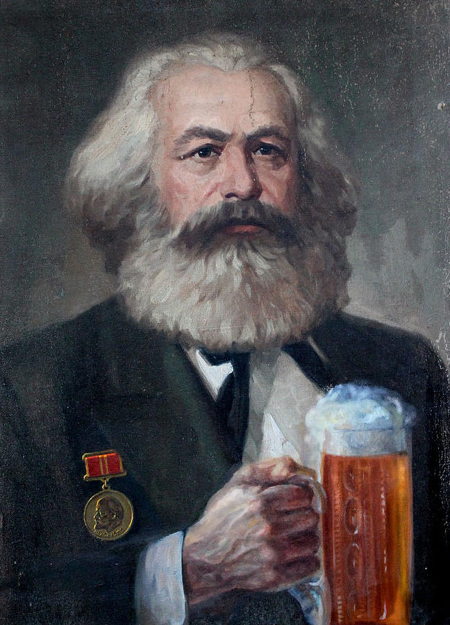 Karl Marx Friedrich Painting By Alexander Botvinow Pixels