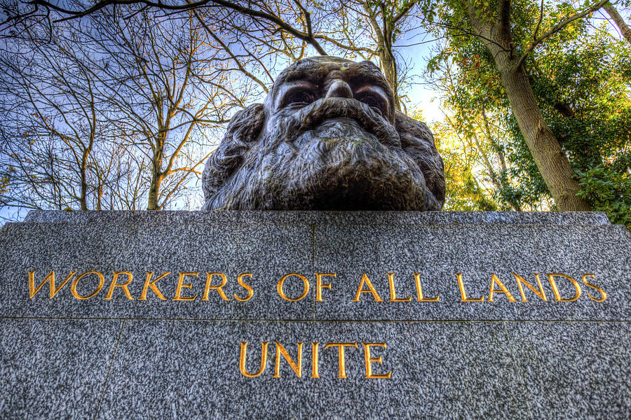 Karl Marx Memorial Statue Photograph by David Pyatt