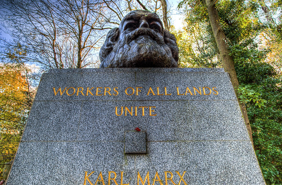 Karl Marx Memorial Statue Highgate Cemetery  Photograph by David Pyatt
