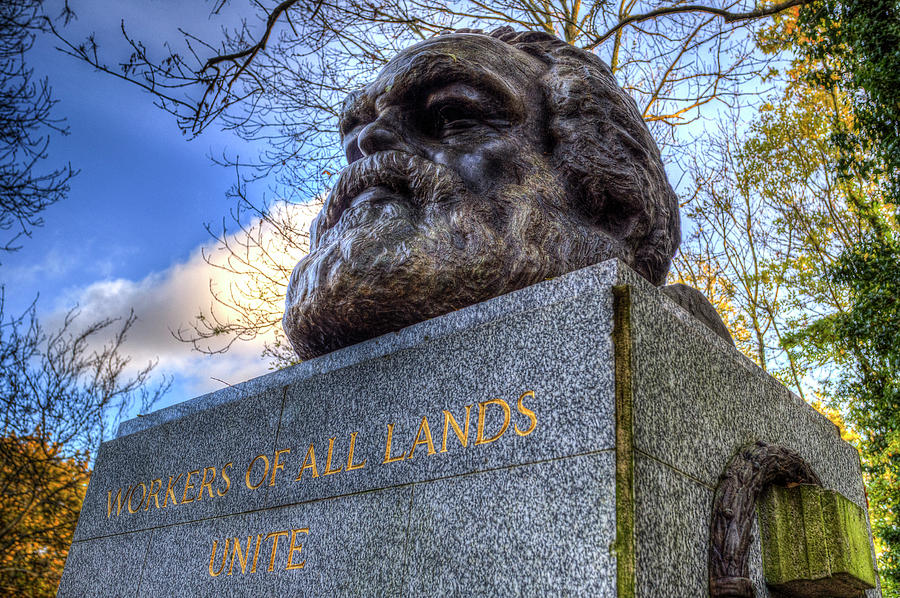 Karl Marx Memorial Statue Highgate London Photograph by David Pyatt