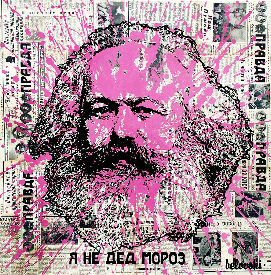 Karl Marx Painting by Stanislav Belovski - Fine Art America