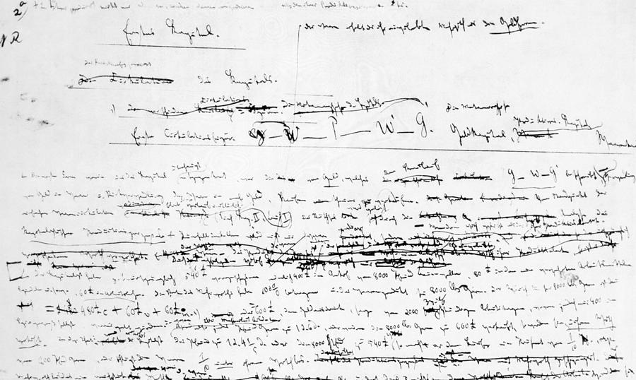 Karl Marxs Manuscript For Das Kapital Photograph by Everett Pixels