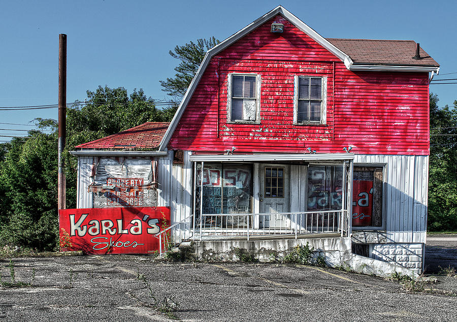 Karlas Shoe Store Photograph by Rick Mosher