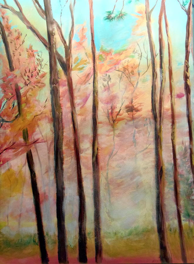 Fall Painting - Karlas View - Athens, GA Dawning by Max Bowermeister
