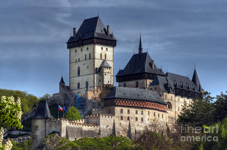Castle Photograph - Karlstejn - gothic castle by Michal Boubin