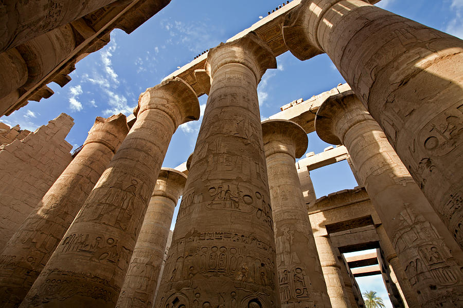 Great Hypostyle Hall in Karnak Temple  Photograph by Aivar Mikko