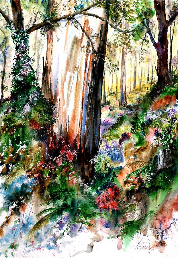 Landscape Painting - Karri Power by Kevan Collett Landscape Painting - Karri Power by Kevan Collett