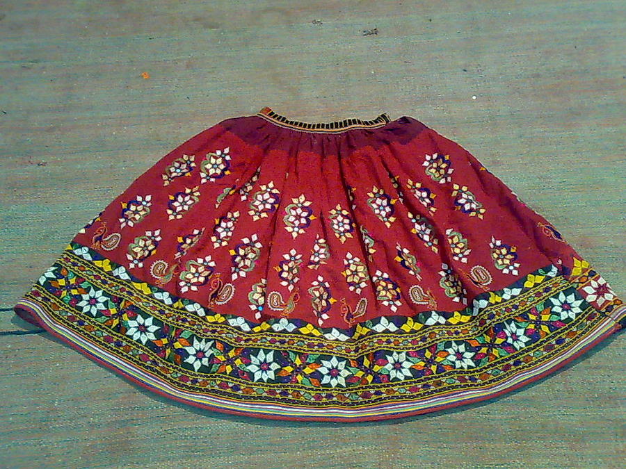 Ethnic Skirt Tapestry - Textile - Katchi Skirt by Dinesh Rathi