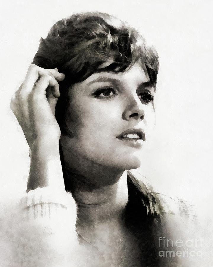 Hollywood Painting - Katharine Ross, Vintage Actress by Esoterica Art Agency