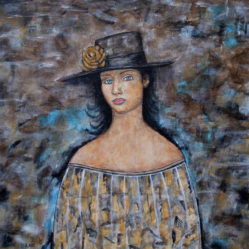 Katherine Painting by Rain Ririn | Fine Art America