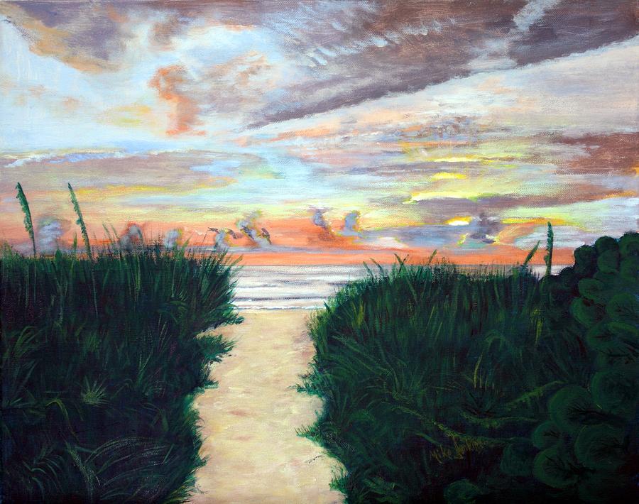 Kathis Sunrise Painting by Mike Jenkins
