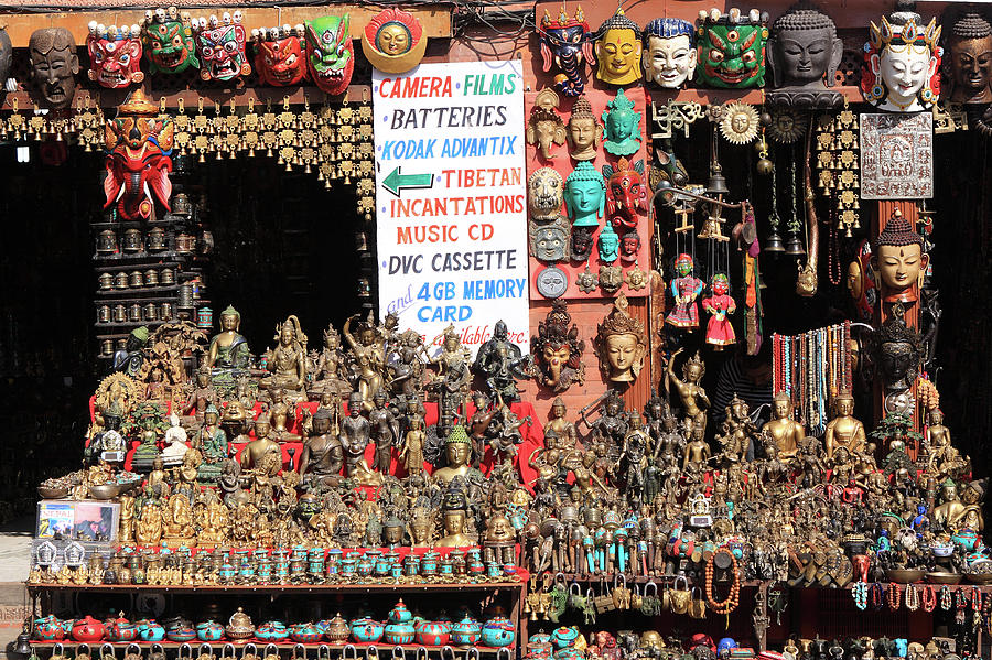 Kathmandu Store Display Photograph by Aidan Moran