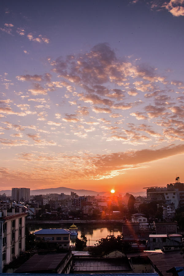 Kathmandu Sunrise Photograph by Joe Kopp