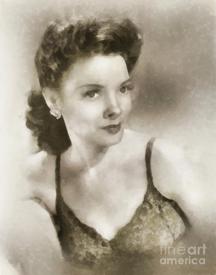 Chitty Painting - Kathryn Grayson, Actress by Esoterica Art Agency