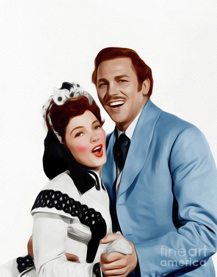 Kathryn Grayson And Howard Keel Painting