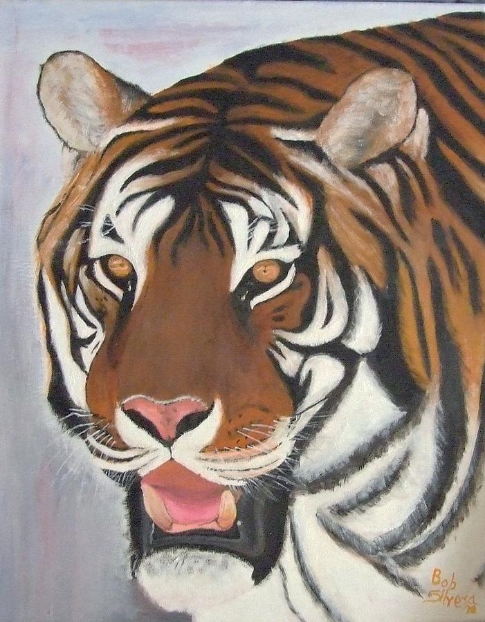 Animal Painting - Kathystiger by Robert Silvera