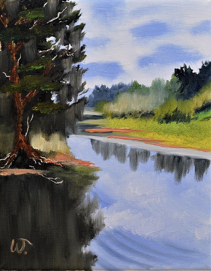 Katies Landing Southbound 2 Painting by Warren Thompson