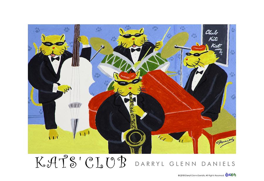 Kats Club Painting by DG Daniels