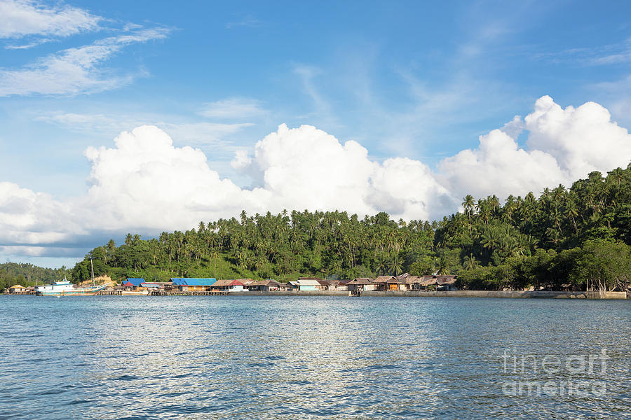 Katupat village in the Togian islands in Sulawesi Photograph by Didier Marti