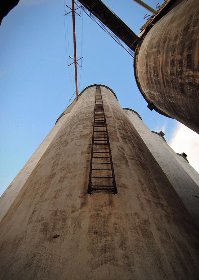 Katy Silos Ladder Photograph by Nathan Little