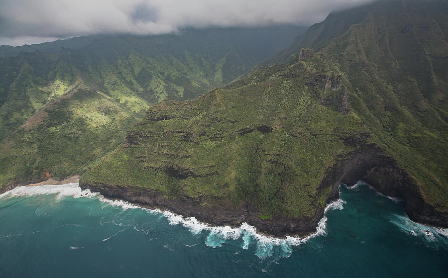 Nature Photograph - Kauai Coastline by Steven Lapkin