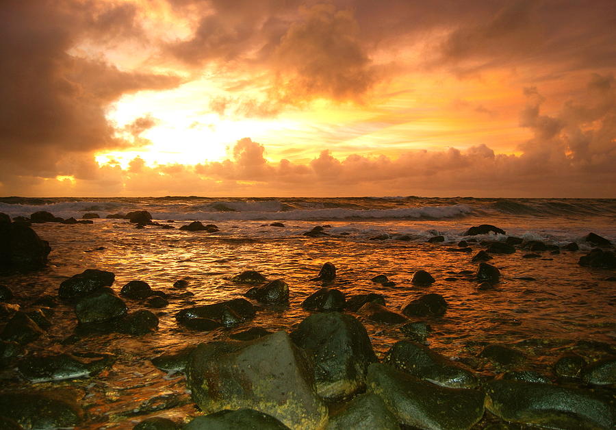 Kauai Copper Sunrise Photograph By Michael Peychich Fine Art America