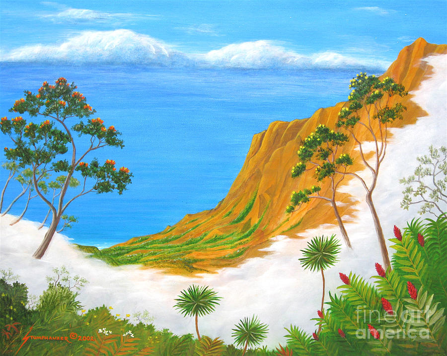 Kauai Hawaii Painting by Jerome Stumphauzer