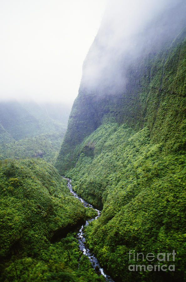 Kauai Mount Waialeal Photograph by Peter French - Printscapes
