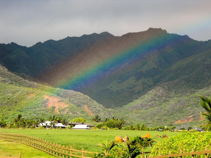 rainbow over kauai