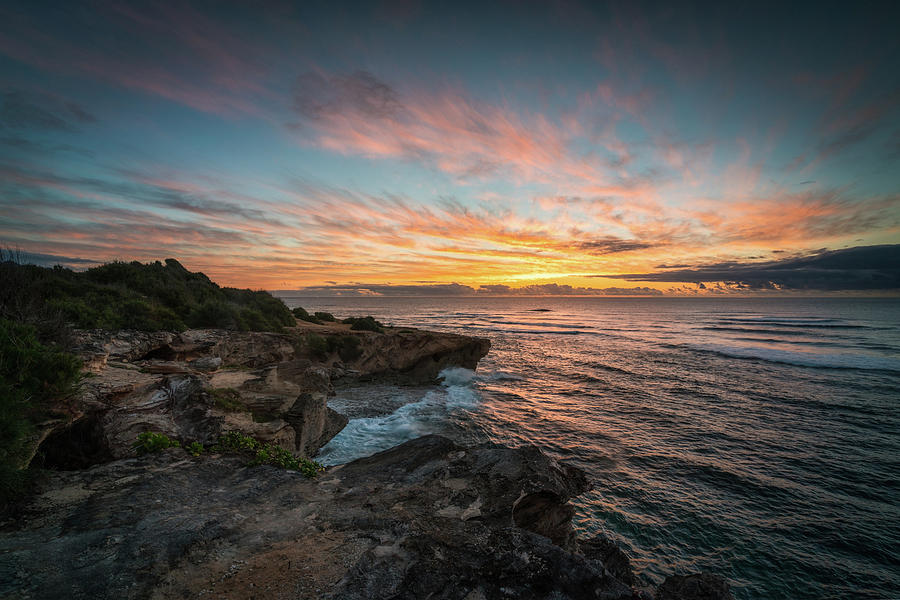 Kauai Seascape Sunrise Photograph by James Udall