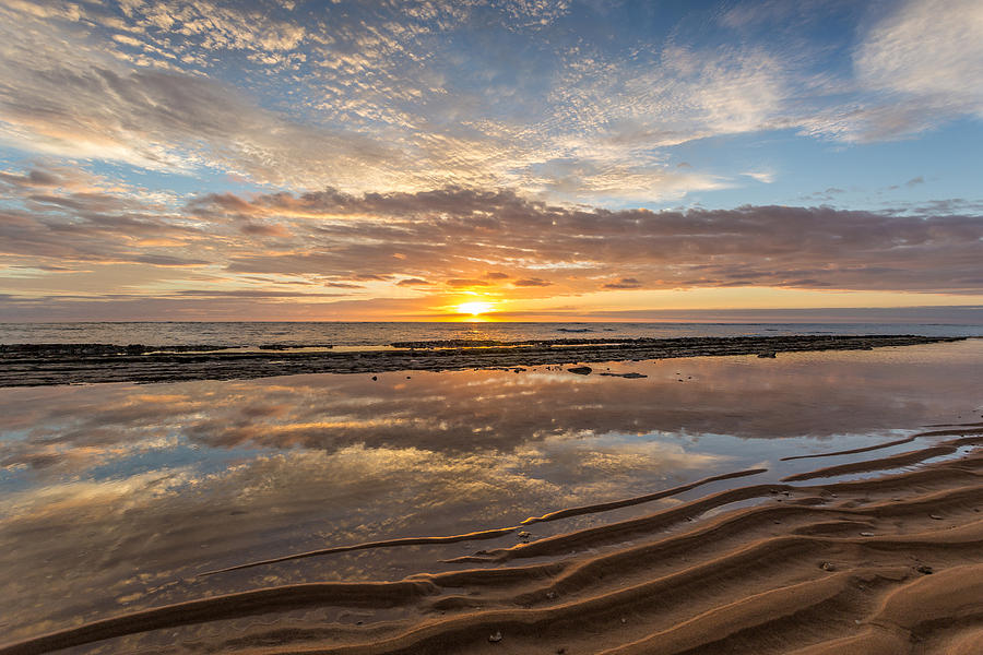 Kauai Sunrise Reflection Photograph by Pierre Leclerc Photography