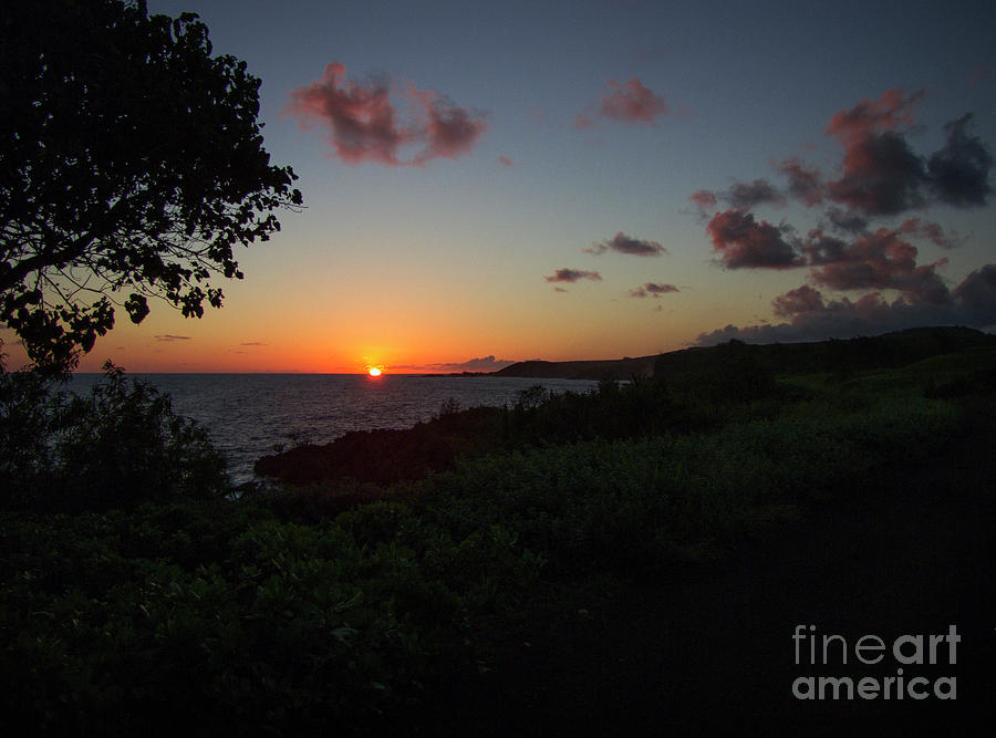 Kauai Sunset 1 Photograph by Phil Welsher