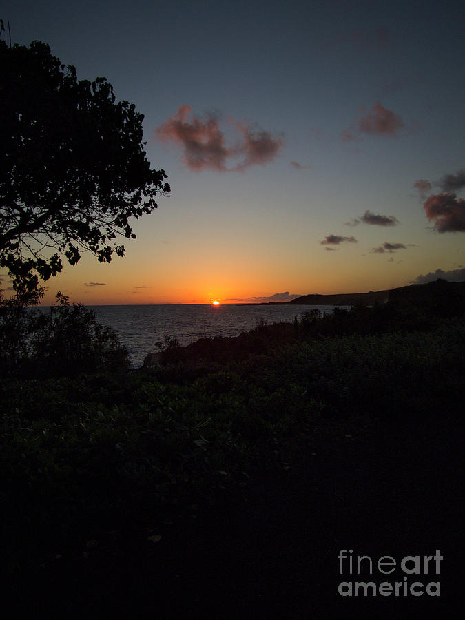 Kauai Sunset 2 Photograph by Phil Welsher