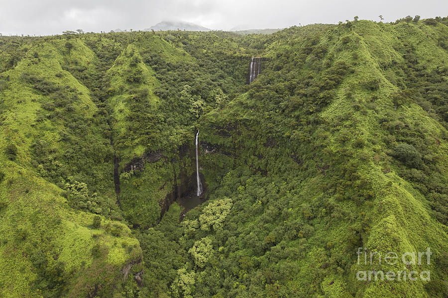 Kauai Waterfall Photograph