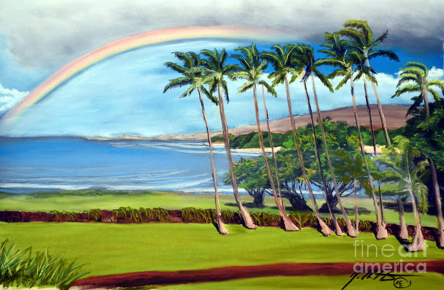 Kauaii Tranquility Pastel by John Huntsman