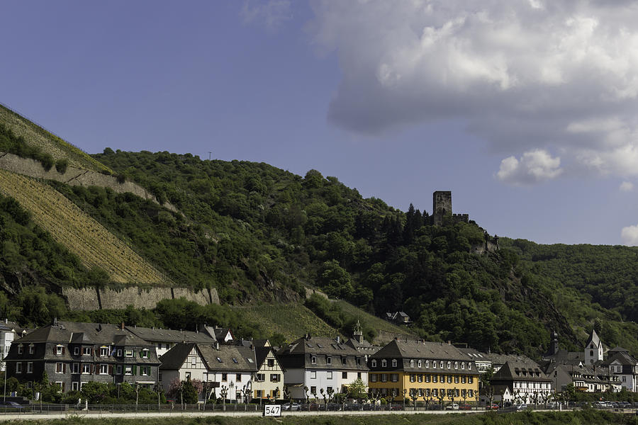 Kaub and Castle Gutenfels Photograph by Teresa Mucha