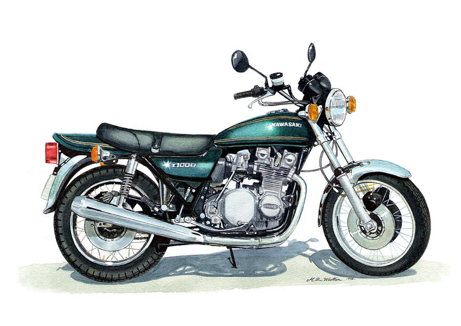 Kawasaki Z1000 Painting