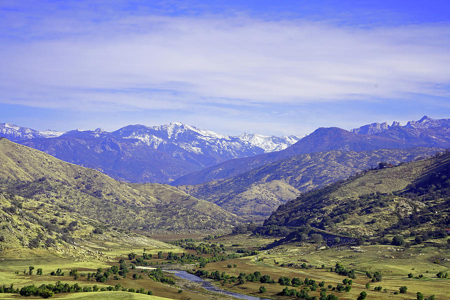 Kaweah River Below Moro Rock and Alta Peak Photograph by Dale Matson ...