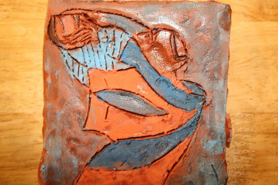 Kaweeke - Tile Ceramic Art by Gloria Ssali