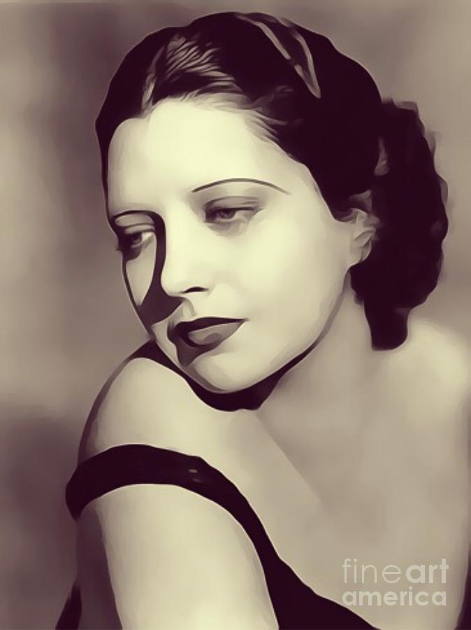 Hollywood Digital Art - Kay Francis, Vintage Actress by Esoterica Art Agency