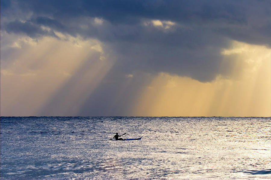 Kayak At Dawn Photograph by Michael Dawson