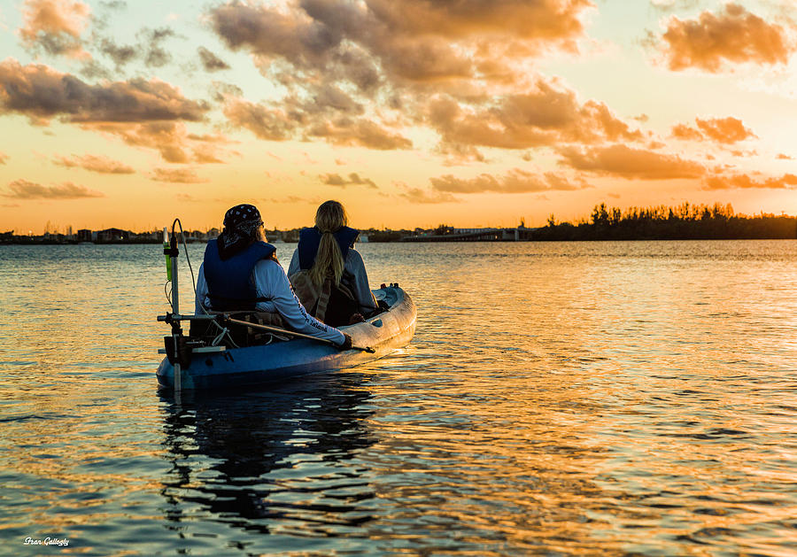 Kayak at Sunset Photograph by Fran Gallogly