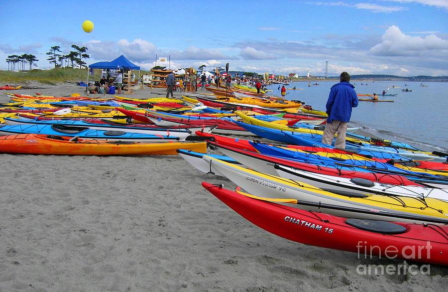 Kayak Dreams #2 Photograph by Larry Bacon