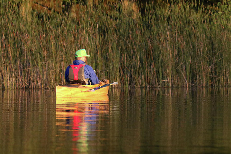 Kayak Fisherman Photograph by Brook Burling