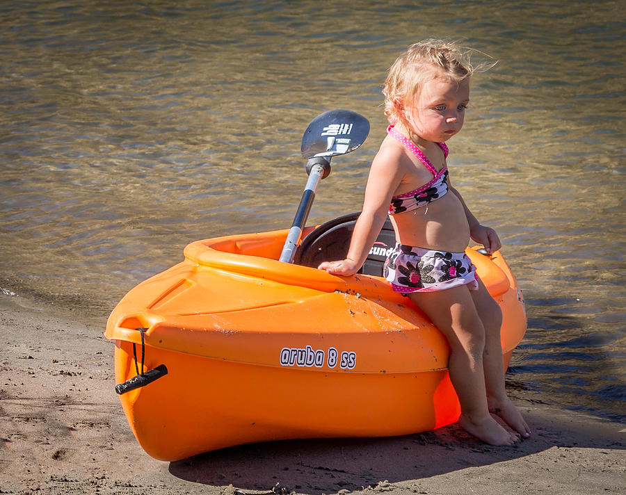 Kayak Girl Photograph by Brad Stinson