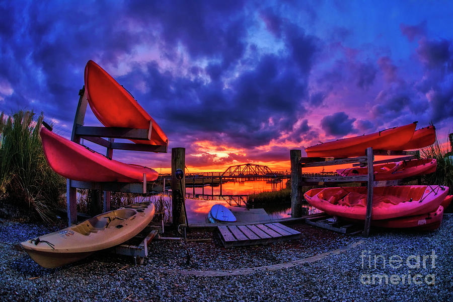 Kayak Launch Photograph by DJA Images