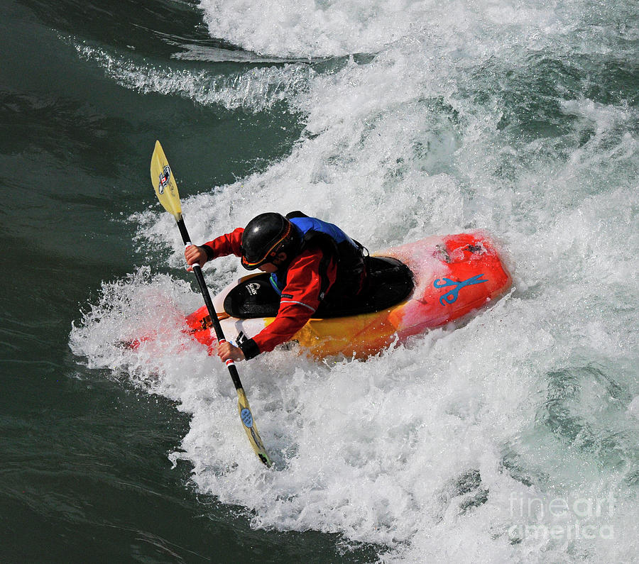 Sports Photograph - Kayaking 2 by Vivian Christopher