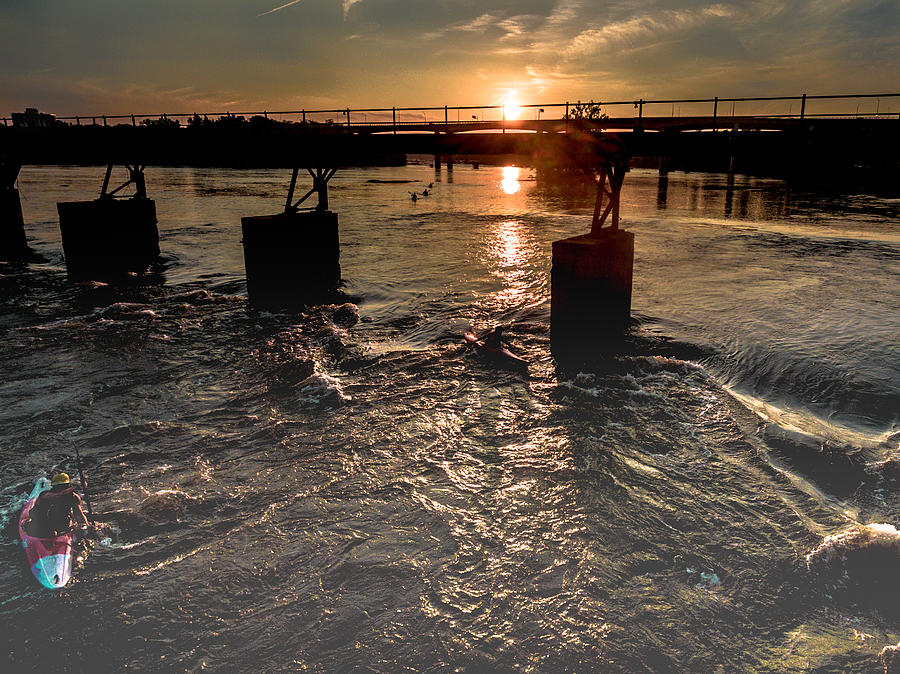 Kayaking at Sunset, 02 Photograph by Kriss Wilson