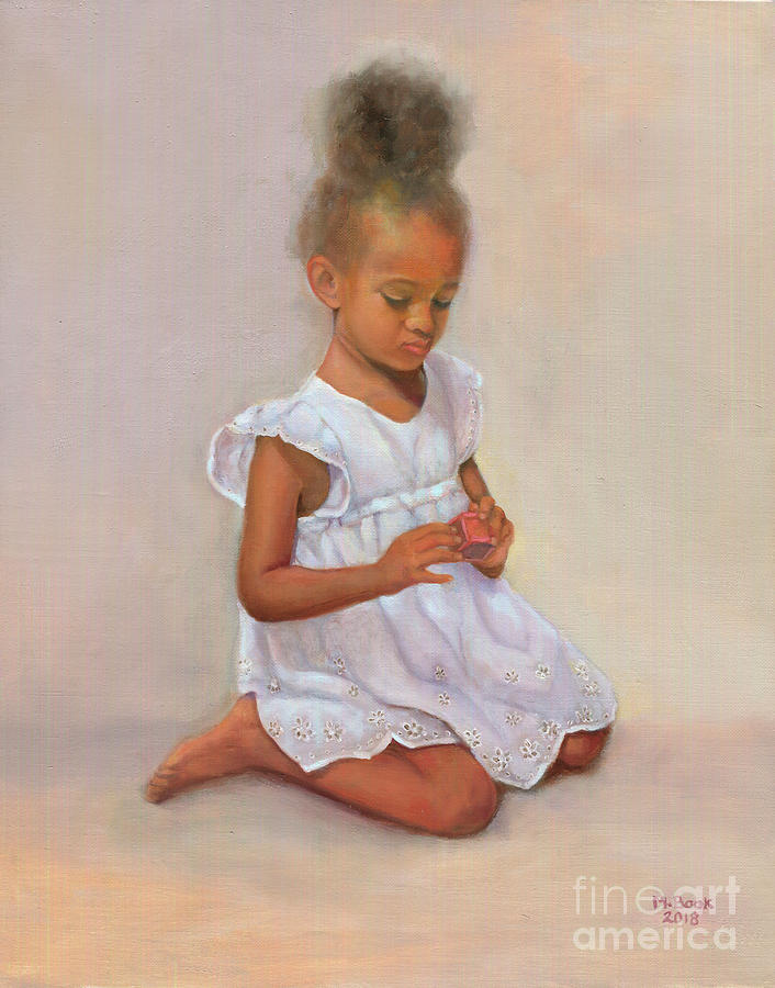 Portrait Painting - Kaycee Victoria by Marlene Book