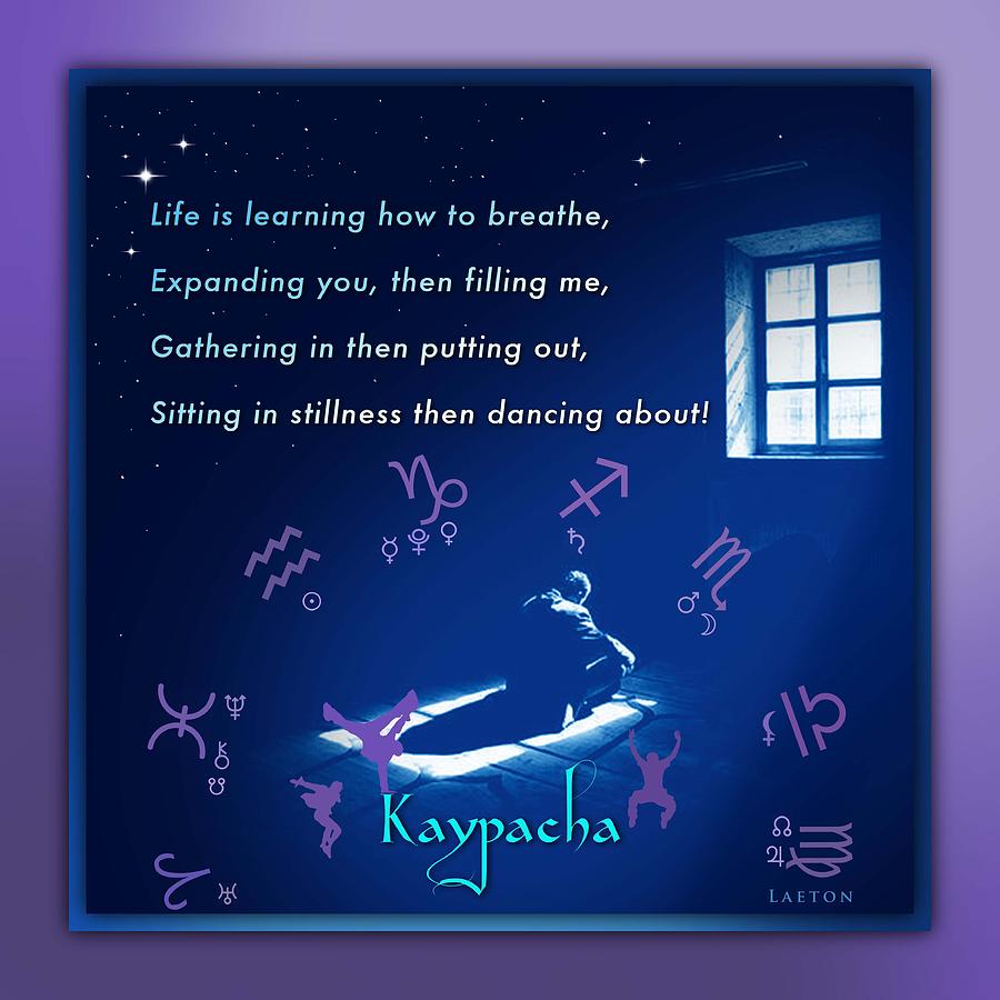 Kaypachas mantra 1.29.2016 Mixed Media by Richard Laeton